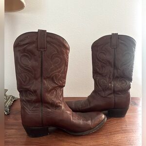 Dan Post Men’s Leather Milwaukee Cowboys boot, size 10 EE (wide)